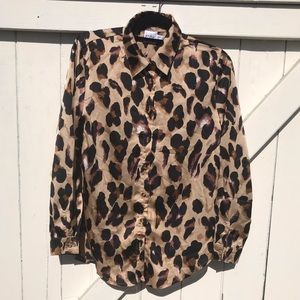 PrincessPolly leopard blouse